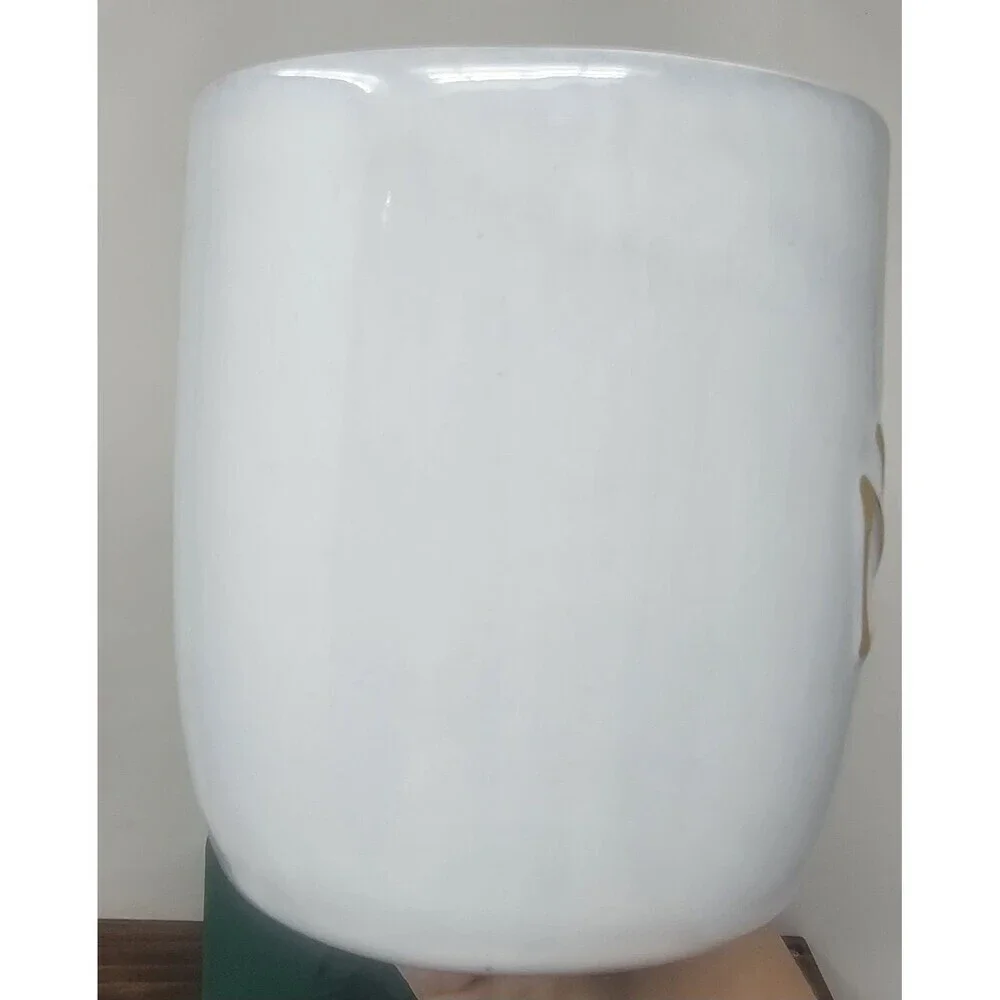 Starbucks Anniversary White Gold Crown Siren Ceramic Handle Mug 14oz 2016 NIB